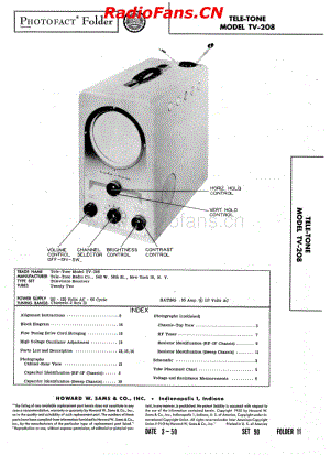 Tele-Tone-TV-208-Sams-90-11电路原理图.pdf