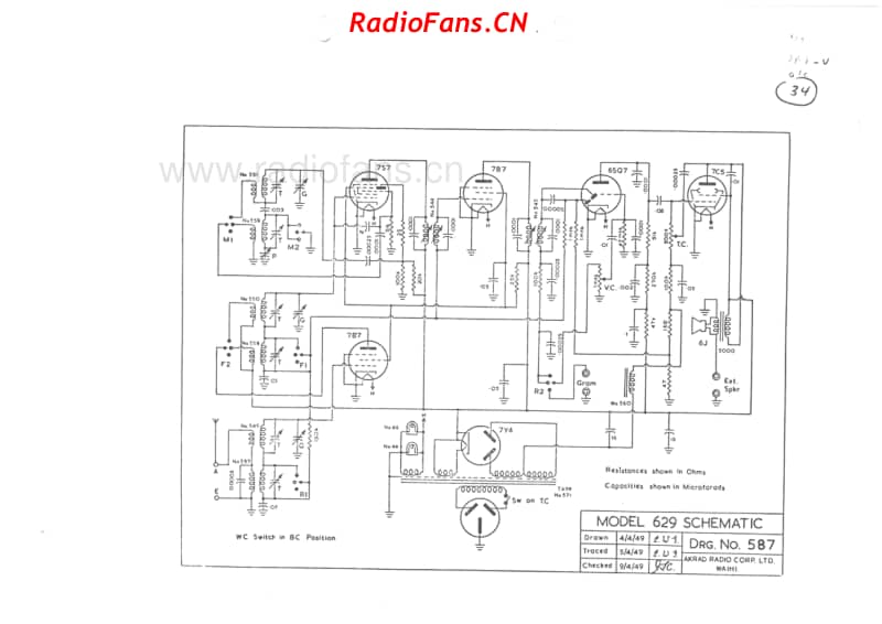 akrad-model-629-6v-dw-ac-1949 电路原理图.pdf_第1页