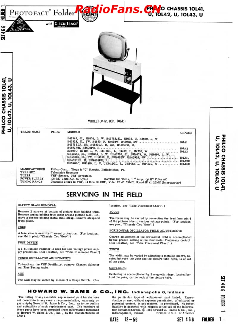 Philco_H3410-Predicta-Princess-Sams-466-1电路原理图.pdf_第1页