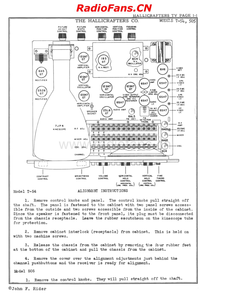 Hallicrafters-t54-rider-tv1电路原理图.pdf_第1页