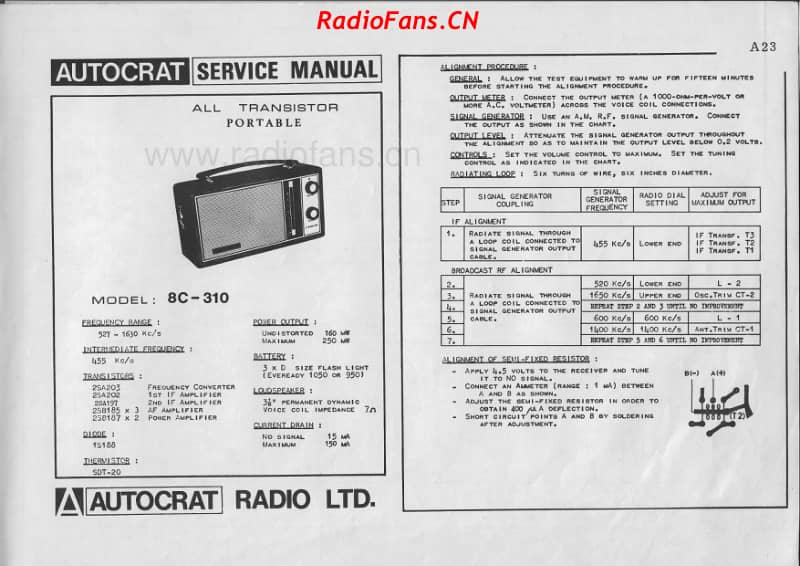 autocrat-8c-310 电路原理图.pdf_第1页