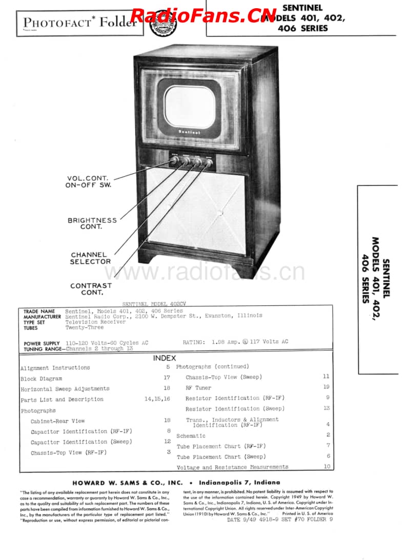 Sentinel-401-402-406-Sams-70-9电路原理图.pdf_第1页