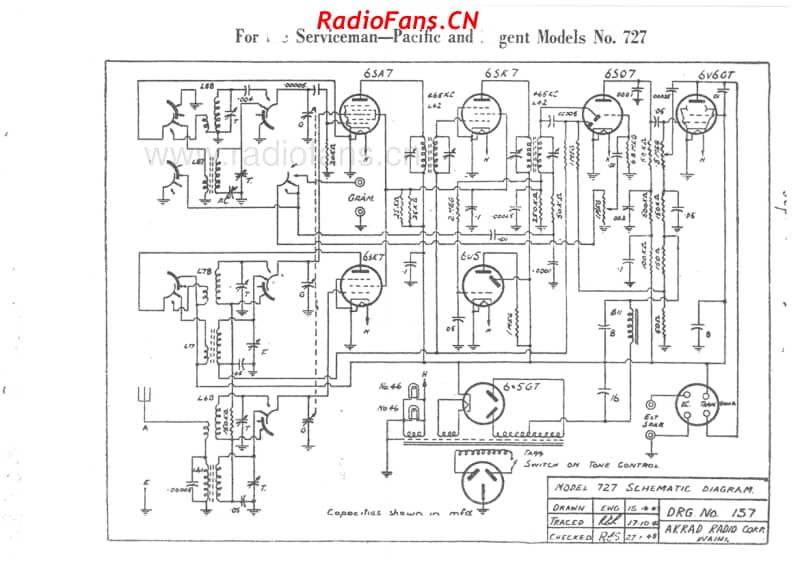 akrad-model-727-pacific-regent-6v-dw-ac-1948 电路原理图.pdf_第1页