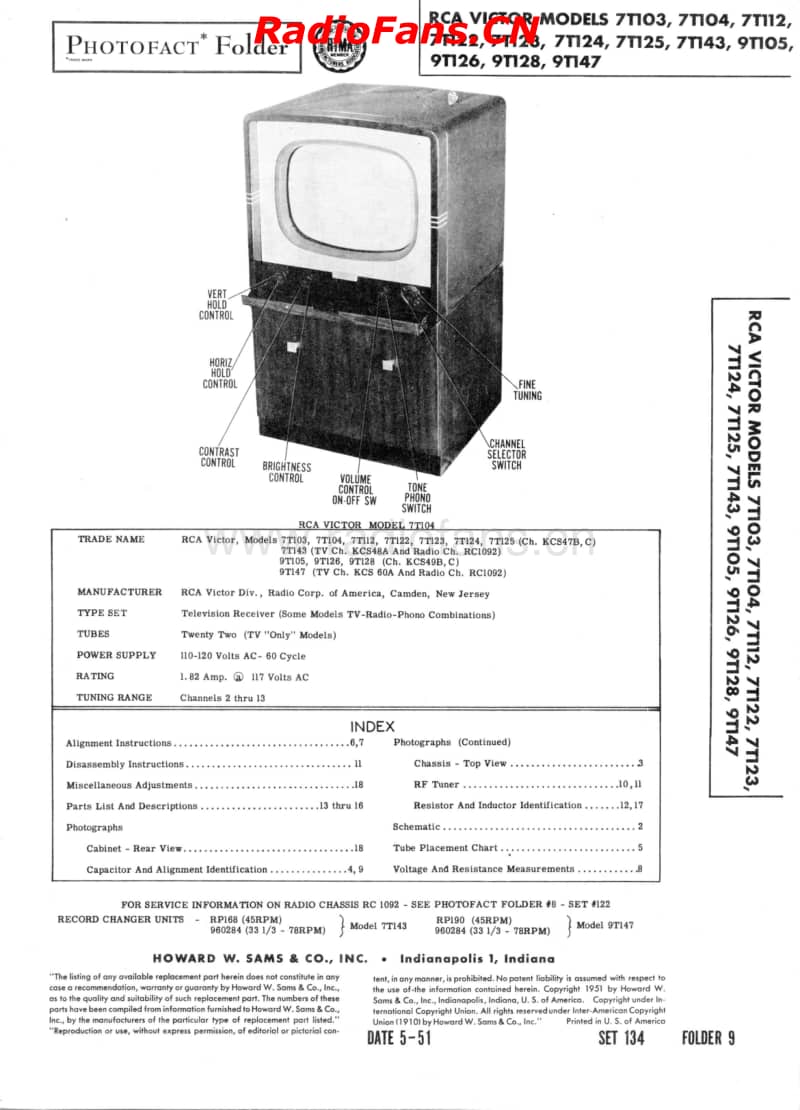 RCA-7T103-Sams-134-9电路原理图.pdf_第1页