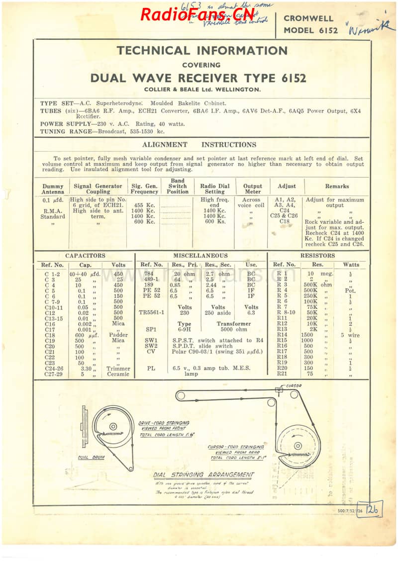 cb-model-6152-6v-bc-ac-1952 电路原理图.pdf_第1页