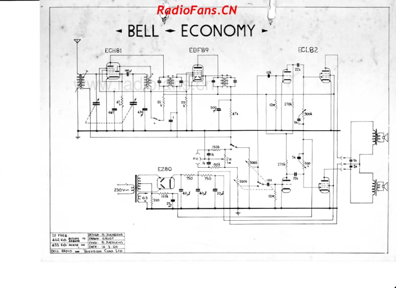 bell-economy-1960 电路原理图.pdf_第1页