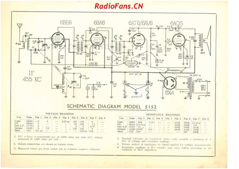 cb-model-5152-5v-bc-ac-1952 电路原理图.pdf_第2页