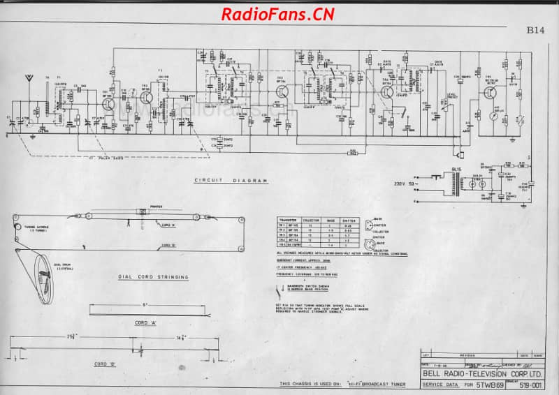 bell-5twb69-hi-fi-broadcast-tuner 电路原理图.pdf_第1页