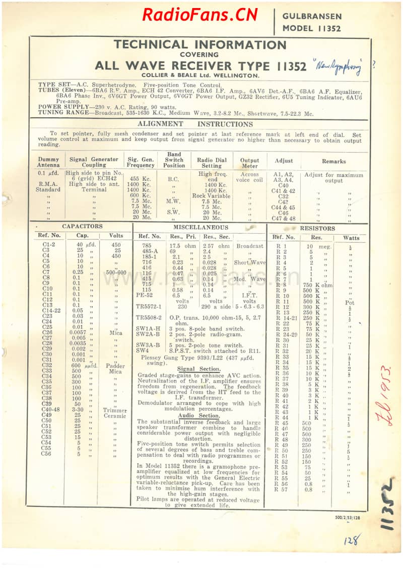 cb-model-11352-10v-aw-ac-1952-53 电路原理图.pdf_第1页