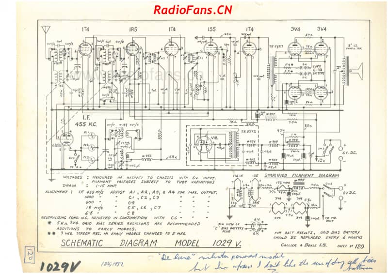 cb-model-1029v-9v-dw-vib-1952 电路原理图.pdf_第1页