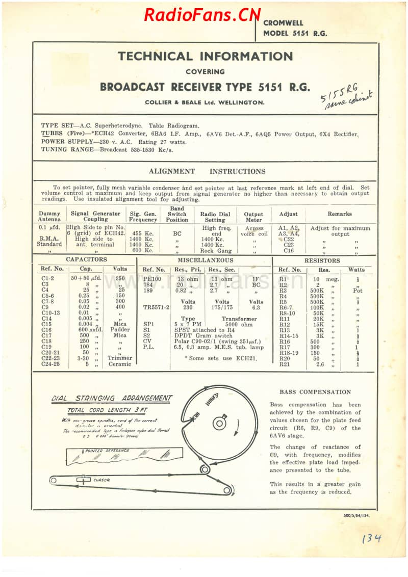 cb-model-5151rg-5v-bc-ac-radiogram-1954 电路原理图.pdf_第1页