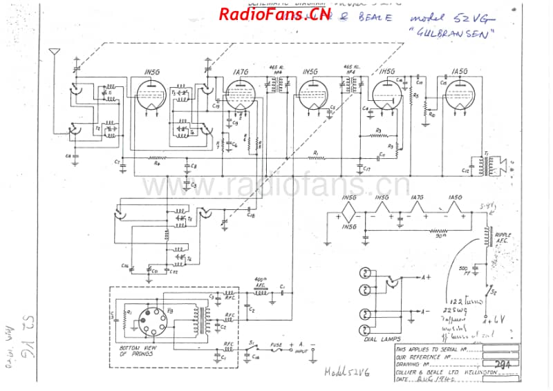 cb-model-52vg-gulbransen-5v-dw-vib-1943 电路原理图.pdf_第1页