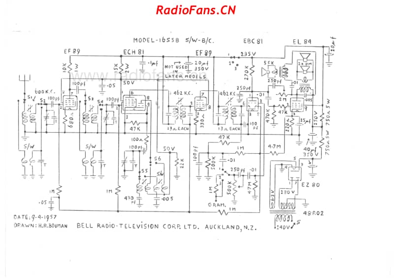 bell-16s5b-6v-dw-ac-1957 电路原理图.pdf_第1页