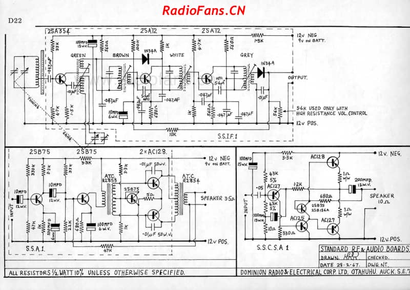 dreco-standard-rf-and-audio-boards-1967 电路原理图.pdf_第1页