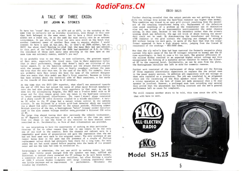 EKCO-SH25 电路原理图.pdf_第1页