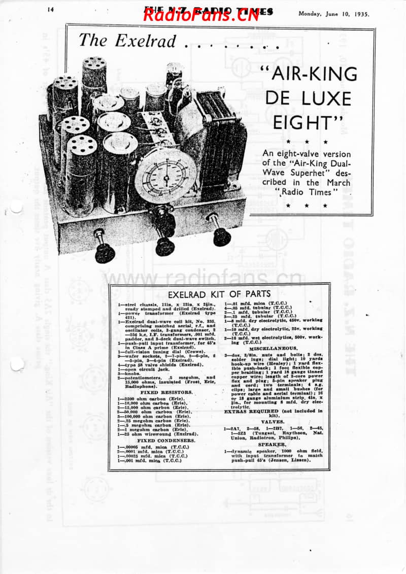 Exelrad-Air-King-Deluxe-Eight-8V-DW-AC-1935 电路原理图.pdf_第1页