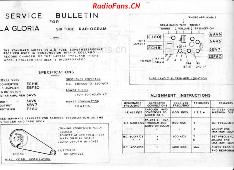 dreco-la-gloria-radiogram-6v-1956 电路原理图.pdf_第1页