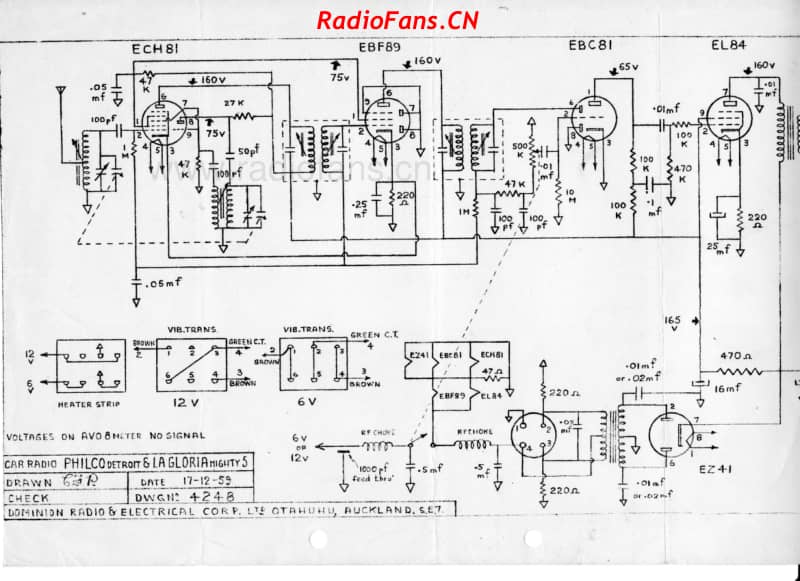 dreco-philco-detroit-la-gloria-mighty-5-car-radio-1959 电路原理图.pdf_第1页