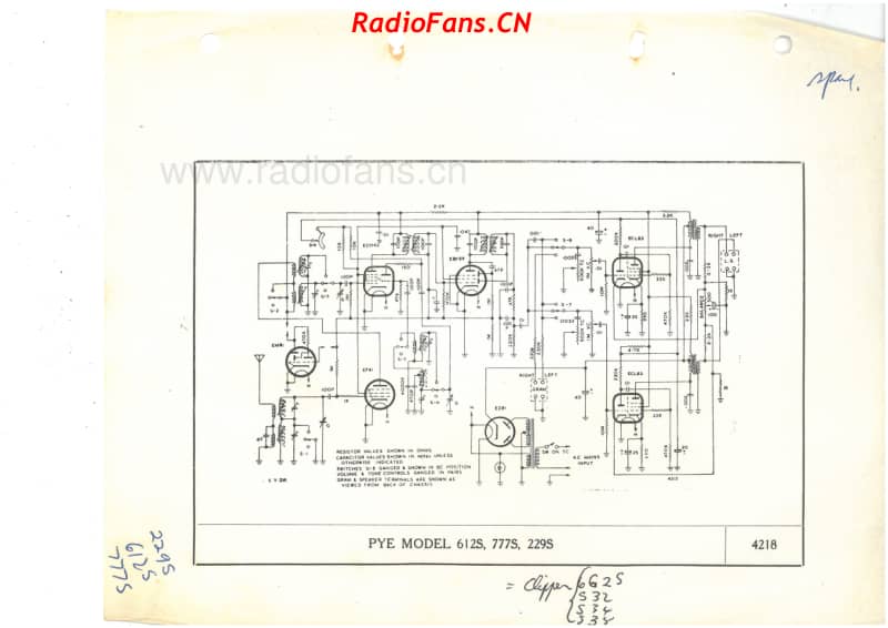 PYE-612S-PYE777S-PYE229S-Clipper-662S-532534535 电路原理图.pdf_第1页