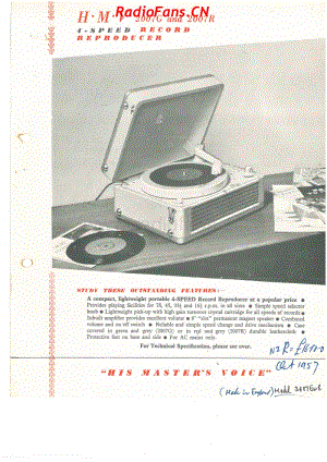 HMV-2007G2007R-record-players-1957 电路原理图.pdf
