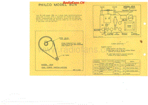 Philco-model-804-clock-radio-4V-BC-AC-1954- 电路原理图.pdf