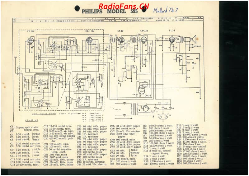 Philips-595-Mullard-747-6V-AW-AC-19xx 电路原理图.pdf_第1页