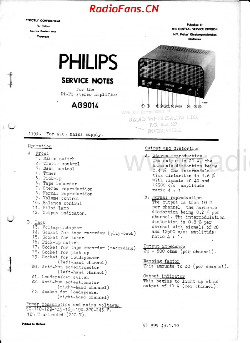 Philips-AG9014-amp 电路原理图.pdf_第2页