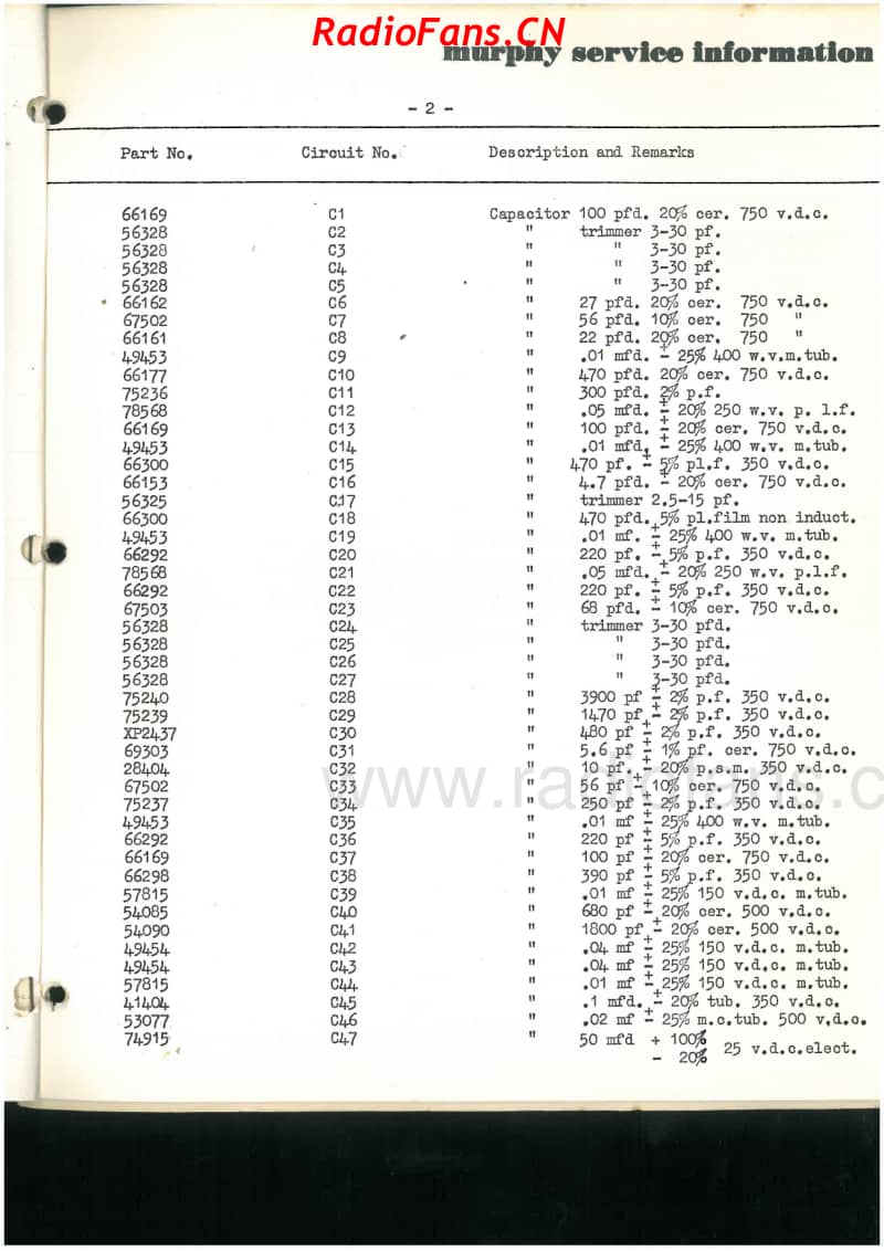 Murphy-MA75-New-Metropolitan-6V-BS-AC-1960 电路原理图.pdf_第2页