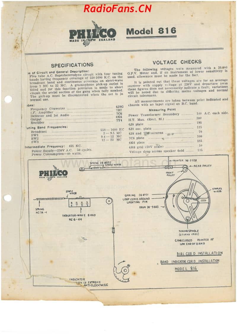 Philco-model-816-5V-AW-AC-1947- 电路原理图.pdf_第1页