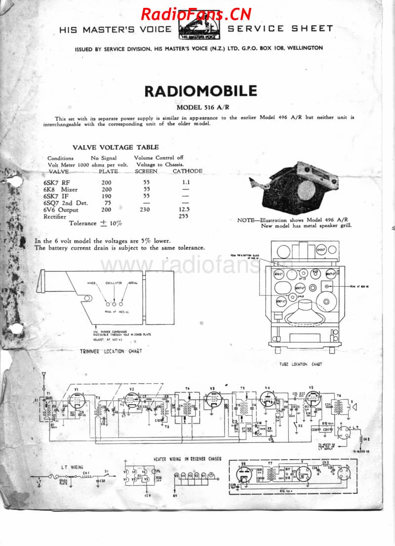 hmv-car-radio-516-a-r 电路原理图.pdf_第2页