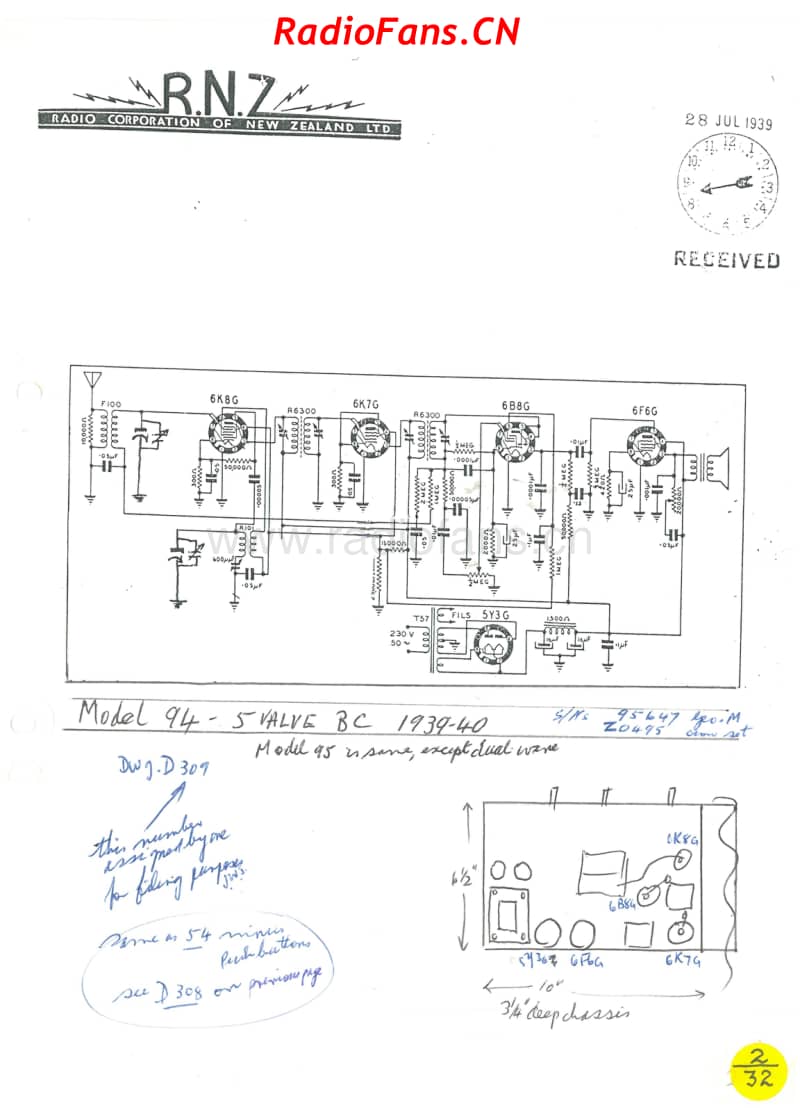 rcnz-model-94-5v-bc-ac-1939 电路原理图.pdf_第1页