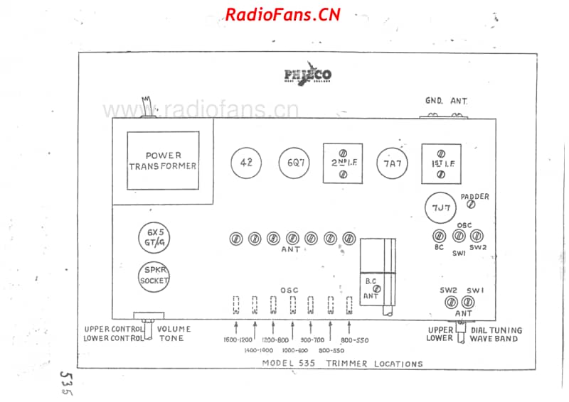 Philco-model-535-push-button-5V-AW-AC-1946- 电路原理图.pdf_第2页