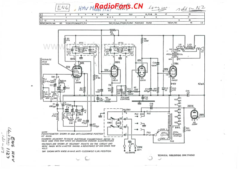 HMV-1127-clock-radio-5V-DW-AC-19xx 电路原理图.pdf_第1页