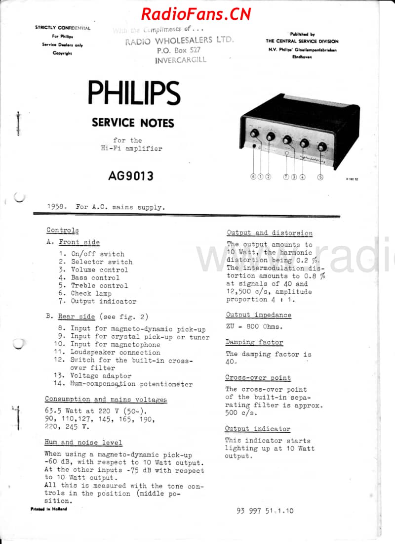 Philips-AG9013-amp 电路原理图.pdf_第2页