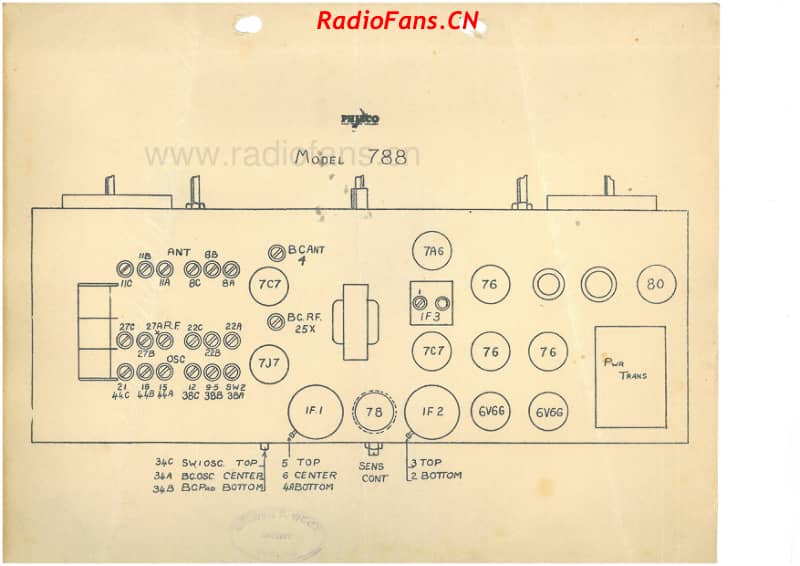 Philco-model-788-11V-AW-AC-19xx- 电路原理图.pdf_第1页