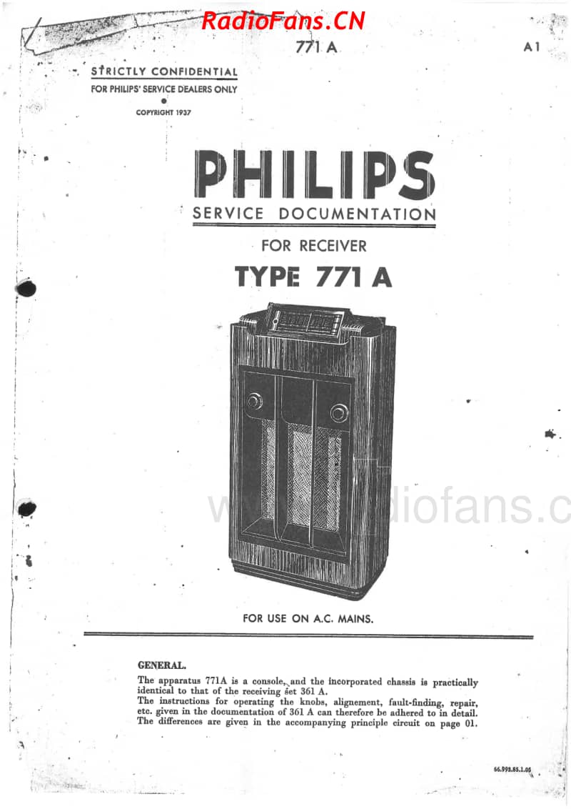 Philips-771A-1937 电路原理图.pdf_第1页