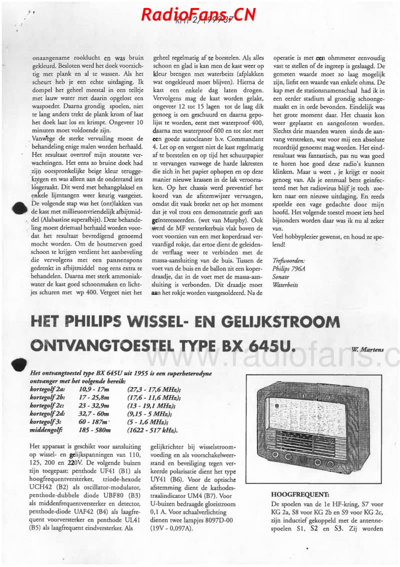 Philips-BX645U-6V-AW-ACDC-1955 电路原理图.pdf_第1页