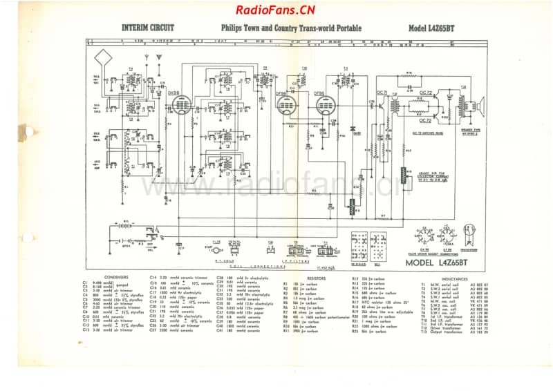 Philips-L4Z65BT-Town-and-Country-Trans-world-Portable 电路原理图.pdf_第1页