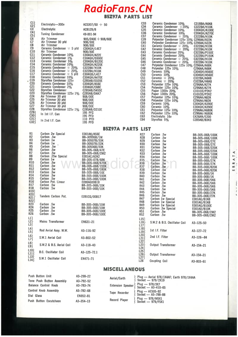 Philips-B5Z97A-Hilversum-Plano-stereo-6V-AW-AC-1961 电路原理图.pdf_第2页