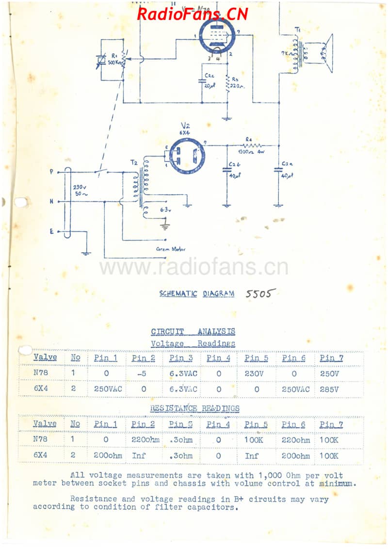 HMV-5505-Mastertone-2V-AC-record-player-1955 电路原理图.pdf_第2页