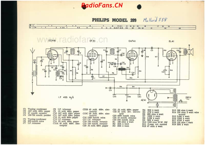 Philips-209-Mullard-558-5V-BC-AC-19xx 电路原理图.pdf_第1页