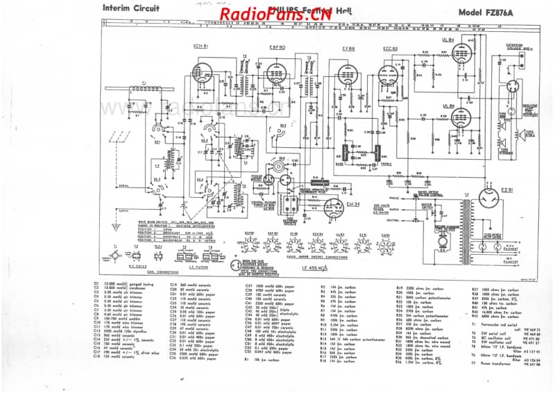 Philips-FZ876A-Festival-Hall-7V-BS-AC-19xx 电路原理图.pdf_第1页