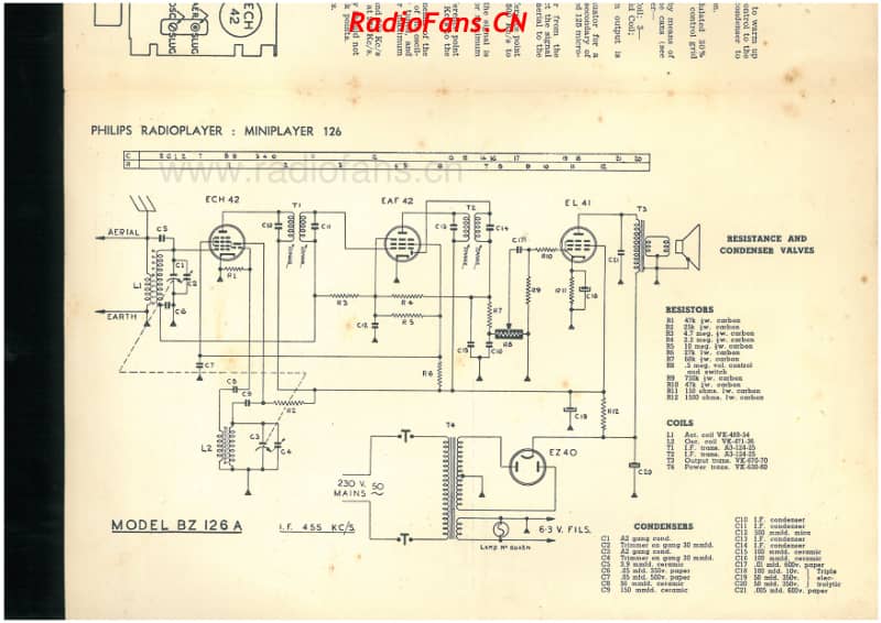 Philips-BZ126A-4V-BC-AC-1952 电路原理图.pdf_第2页