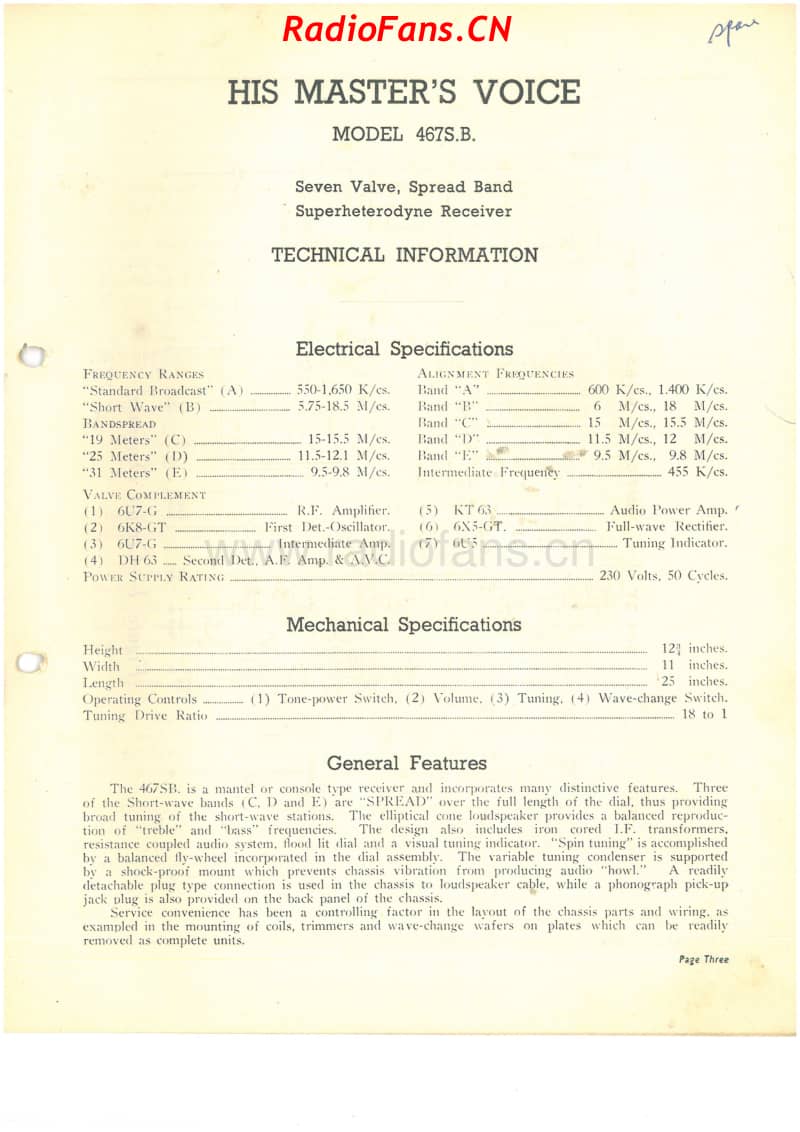 HMV-467SB-6V-BS-AC-1947 电路原理图.pdf_第3页