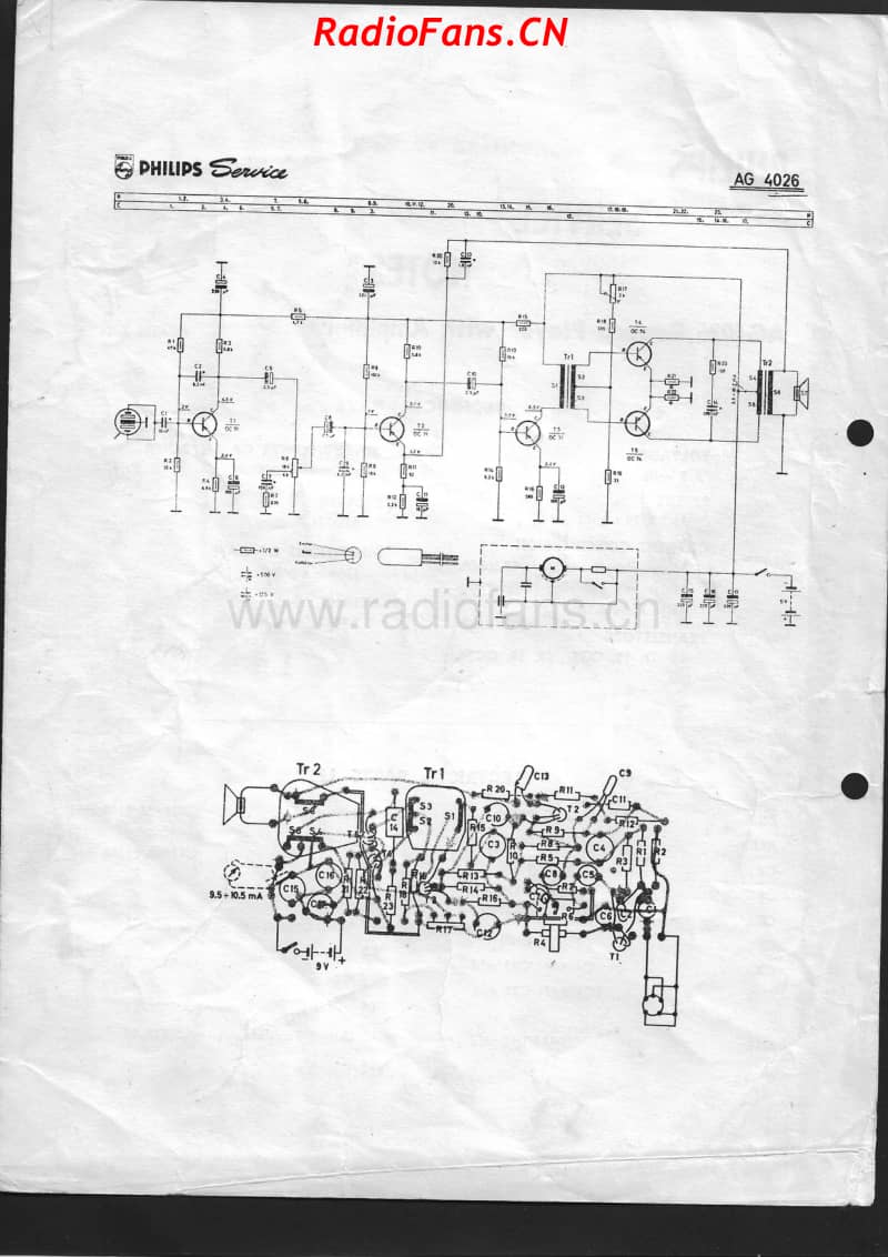 philips-ag4026-record-player 电路原理图.pdf_第2页