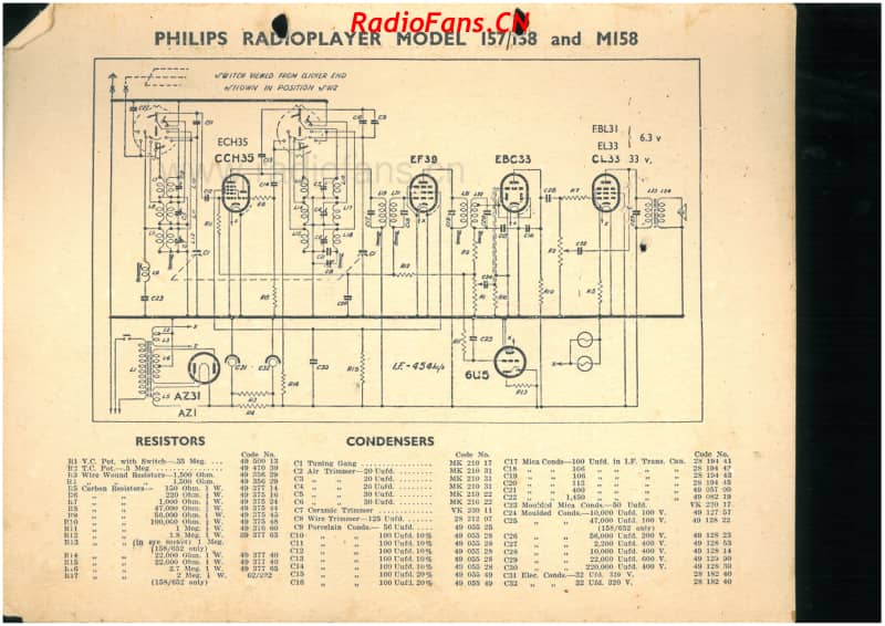 Philips-157158M158-5V-AW-AC-19xx 电路原理图.pdf_第1页