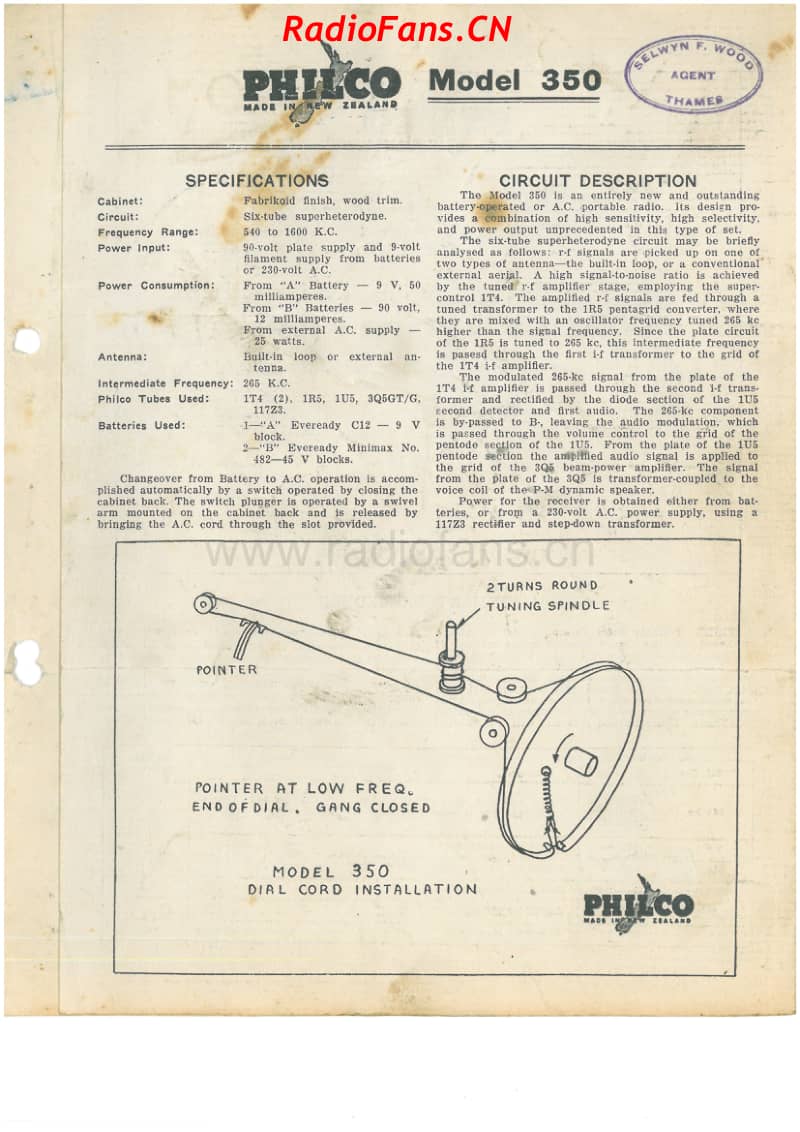 Philco-model-350-6V-BC-AC-Battery-19xx 电路原理图.pdf_第1页