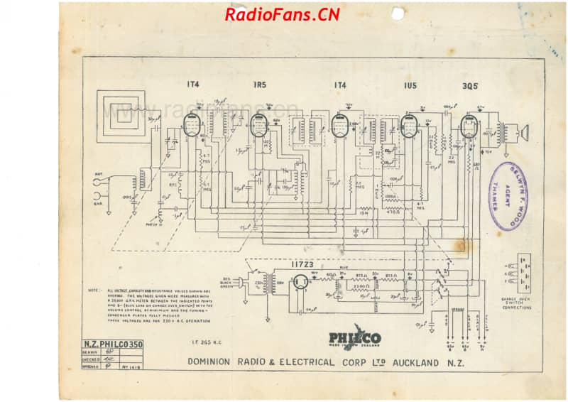 Philco-model-350-6V-BC-AC-Battery-19xx 电路原理图.pdf_第2页