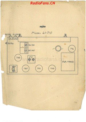 Philco-model-41-710-5V-AW-AC-1941 电路原理图.pdf