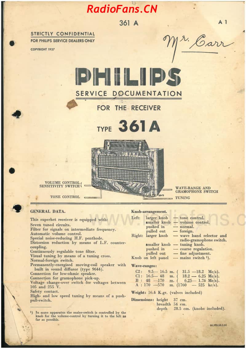 Philips-361A-6V-AW-AC-1937 电路原理图.pdf_第1页